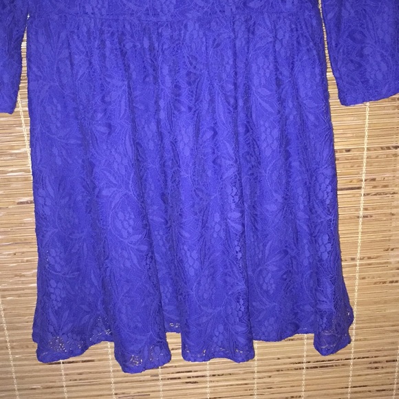 Free People Cobalt Blue Shake It Up Lace Dress SP - Picture 5 of 8
